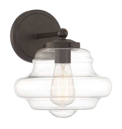 1-Light Wall Sconce in Oil Rubbed Bronze