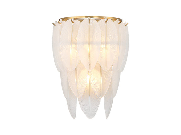 Boa 3-Light Wall Sconce in Warm Brass by Breegan Jane