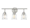 Fuller 3-Light Bathroom Vanity Light in Satin Nickel