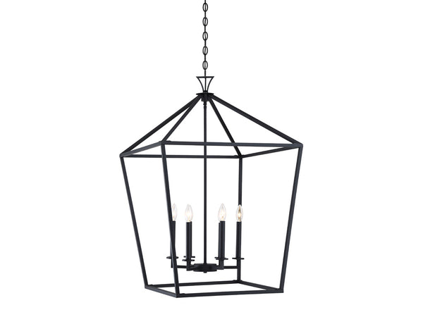 Townsend 6-Light Pendant in Matte Black