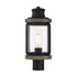 Parker 1-Light Outdoor Post Lantern in Lodge