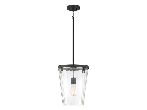 Dimond 1-Light Pendant in Matte Black