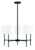 5-Light Chandelier in Bisque White