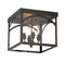 Garrett 4-Light Ceiling Light in English Bronze