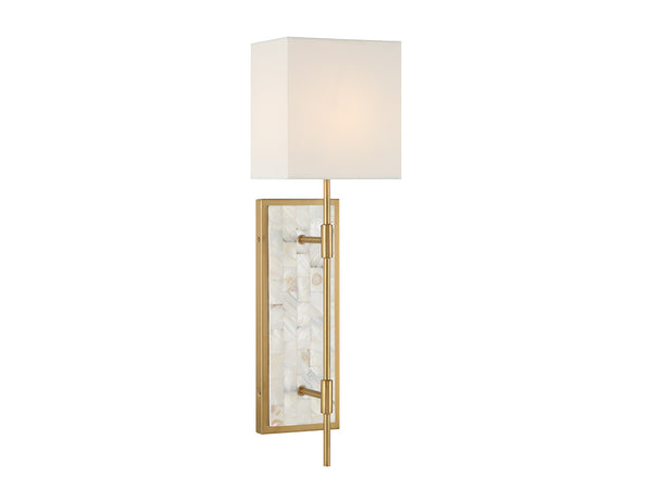 Eastover 1-Light Wall Sconce in Warm Brass