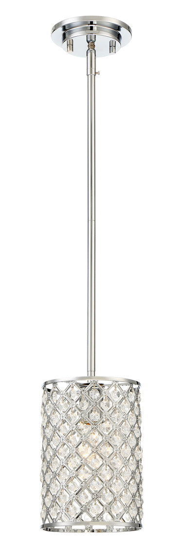 1-Light Mini Pendant in Chrome