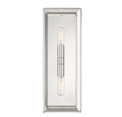 Richland 2-Light Wall Sconce in Polished Nickel