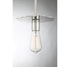 1-Light Mini Pendant in Polished Nickel