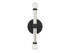 Kingsburg 2-Light Wall Sconce in Matte Black