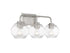 Baldwin 3-Light Bathroom Vanity Light in Satin Nickel