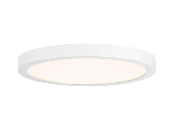 10-Inch LED Flush Mount in White