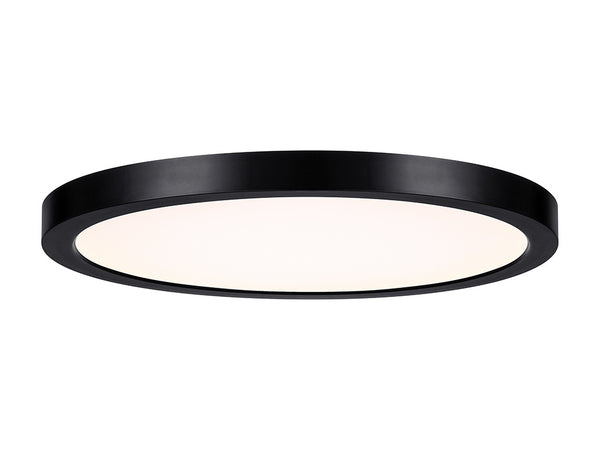 12-Inch LED Flush Mount in Black