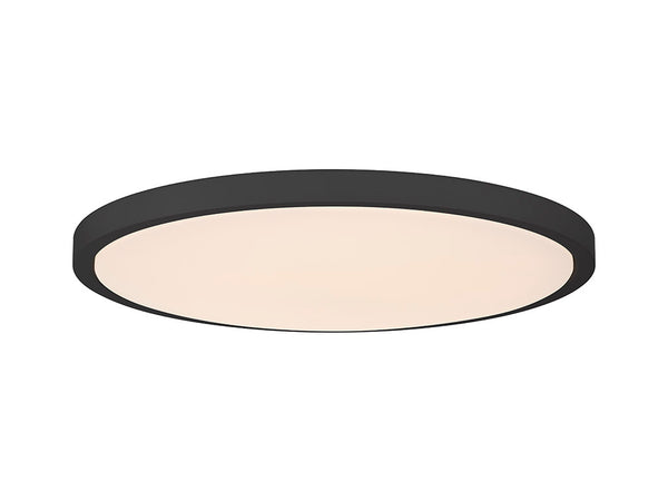 20" LED Flush Mount in Black