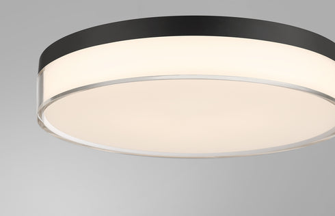 Clarion 11" 5CCT LED Acrylic Ceiling Light in White