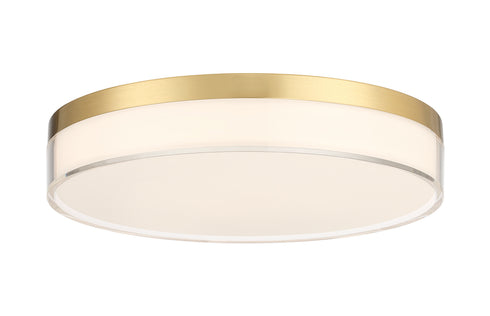 Clarion 11" 5CCT LED Acrylic Ceiling Light in White
