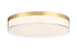 Clarion 11" 5CCT LED Acrylic Ceiling Light in White