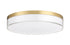Clarion 11" 5CCT LED Acrylic Ceiling Light in White