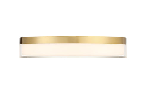 Clarion 11" 5CCT LED Acrylic Ceiling Light in White