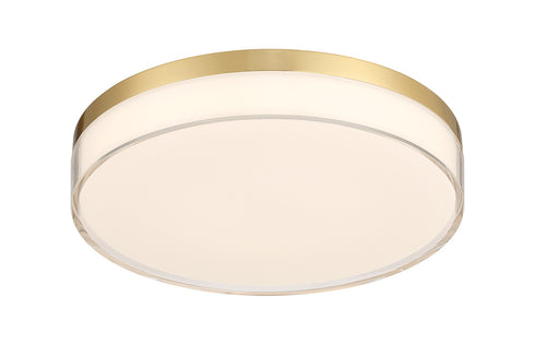 Clarion 11" 5CCT LED Acrylic Ceiling Light in White