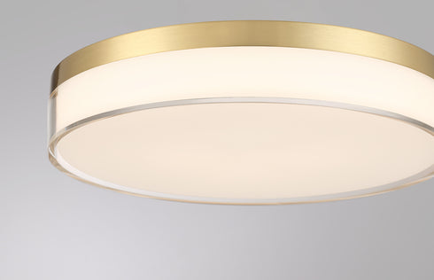 Clarion 11" 5CCT LED Acrylic Ceiling Light in White