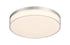 Clarion 11" 5CCT LED Acrylic Ceiling Light in White