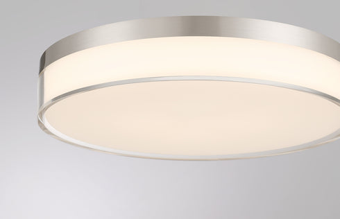 Clarion 11" 5CCT LED Acrylic Ceiling Light in White