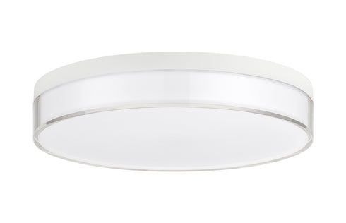 Clarion 11" 5CCT LED Acrylic Ceiling Light in White