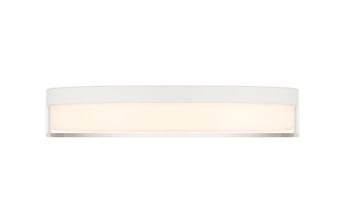 Clarion 11" 5CCT LED Acrylic Ceiling Light in White