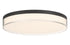 Clarion 13" 5CCT LED Acrylic Ceiling Light in Satin Nickel