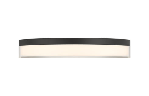 Clarion 13" 5CCT LED Acrylic Ceiling Light in Satin Nickel