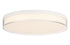 Clarion 13" 5CCT LED Acrylic Ceiling Light in Satin Nickel