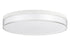 Clarion 13" 5CCT LED Acrylic Ceiling Light in Satin Nickel