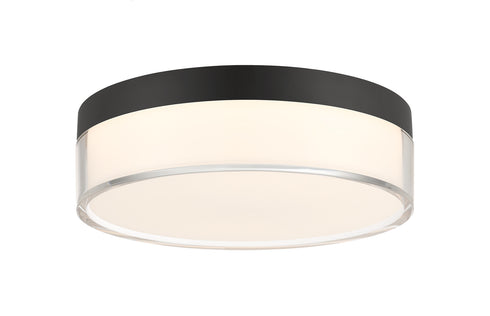 Clarion 7" 5CCT LED Acrylic Ceiling Light in Brass