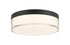 Clarion 7" 5CCT LED Acrylic Ceiling Light in Brass