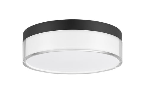 Clarion 7" 5CCT LED Acrylic Ceiling Light in Brass