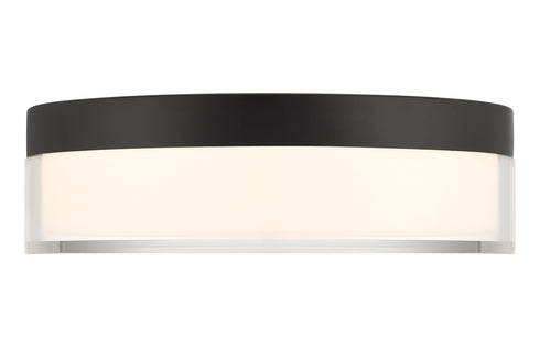 Clarion 7" 5CCT LED Acrylic Ceiling Light in Brass