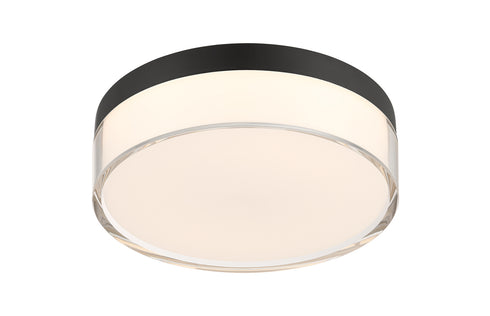 Clarion 7" 5CCT LED Acrylic Ceiling Light in Brass