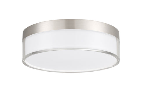 Clarion 7" 5CCT LED Acrylic Ceiling Light in Brass