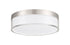 Clarion 7" 5CCT LED Acrylic Ceiling Light in Brass