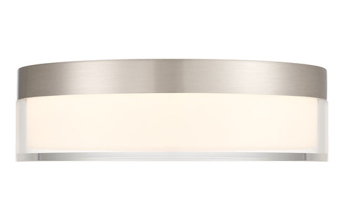 Clarion 7" 5CCT LED Acrylic Ceiling Light in Brass