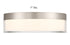 Clarion 7" 5CCT LED Acrylic Ceiling Light in Brass