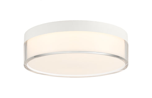 Clarion 7" 5CCT LED Acrylic Ceiling Light in Brass