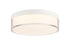 Clarion 7" 5CCT LED Acrylic Ceiling Light in Brass