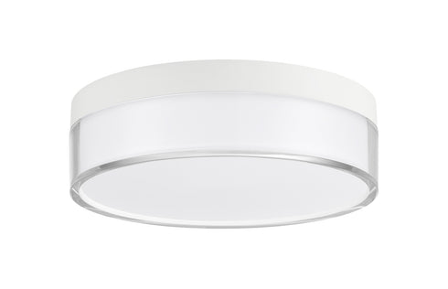 Clarion 7" 5CCT LED Acrylic Ceiling Light in Brass
