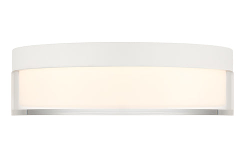 Clarion 7" 5CCT LED Acrylic Ceiling Light in Brass