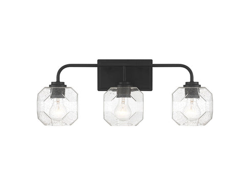 Baldwin 3-Light Bathroom Vanity Light in Satin Nickel
