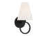 Compton 1-Light Wall Sconce in Warm Brass