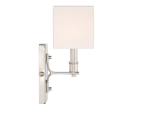Collins 1-Light Wall Sconce in Polished Nickel