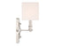 Collins 1-Light Wall Sconce in Polished Nickel
