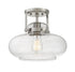1-Light Ceiling Light in Polished Nickel